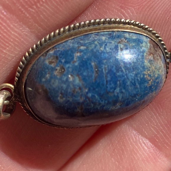 Vintage Lapis pendant - Picture 14 of 15